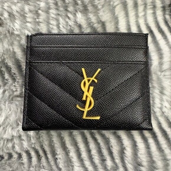 YSL Wallet + Card Holder - Picture 1 of 3